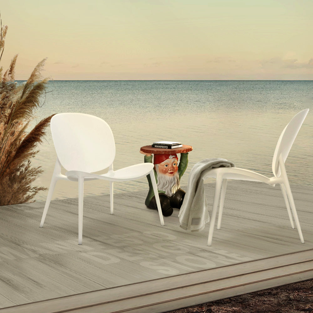 Silla Poltrona BE BOP Blanca, Kartell